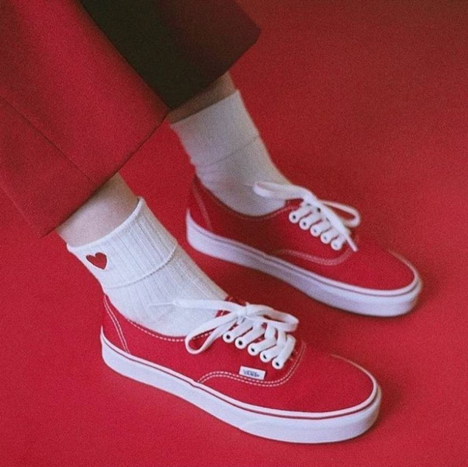 Vans rojos 