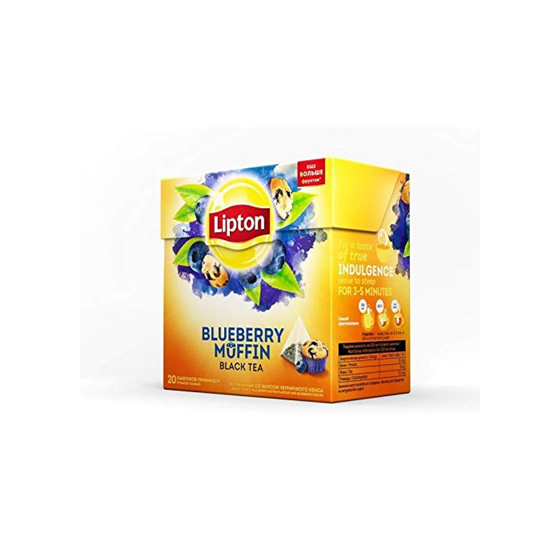 Product Lipton - Juego de 4 cajas de té negro con forma de