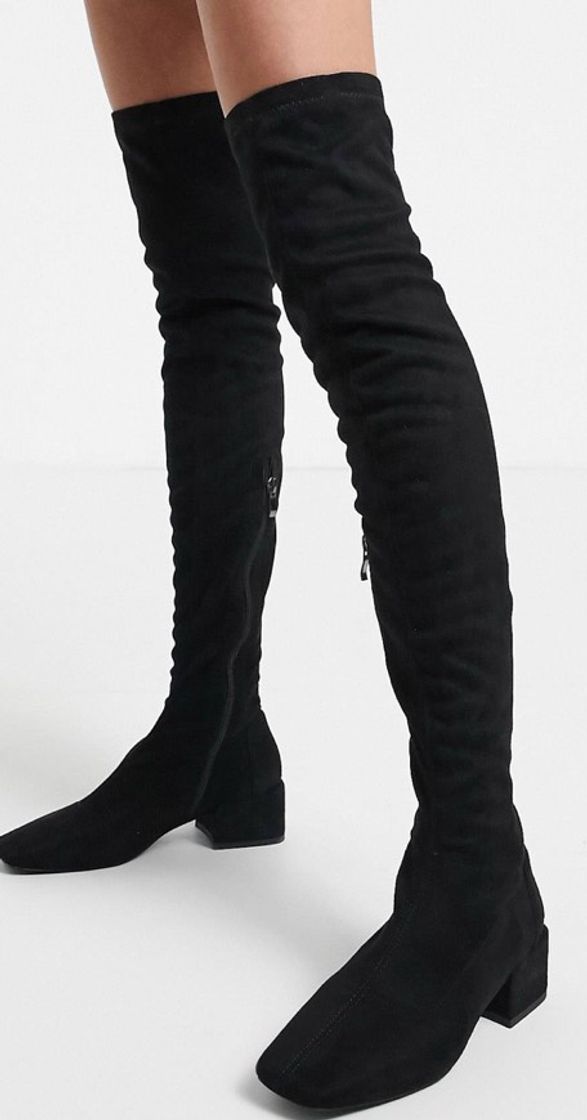 Products Botas por encima de la rodilla negro Lacey de Simmi London