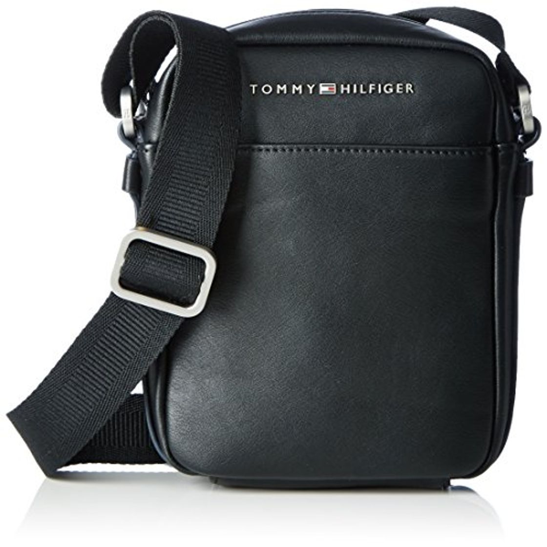 Social Tommy Hilfiger TH City Mini Reporter, Bolsa para Hombre, Negro