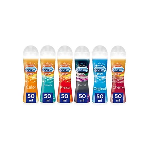 Durex Lubricante Sabores Pack 6 Unidades