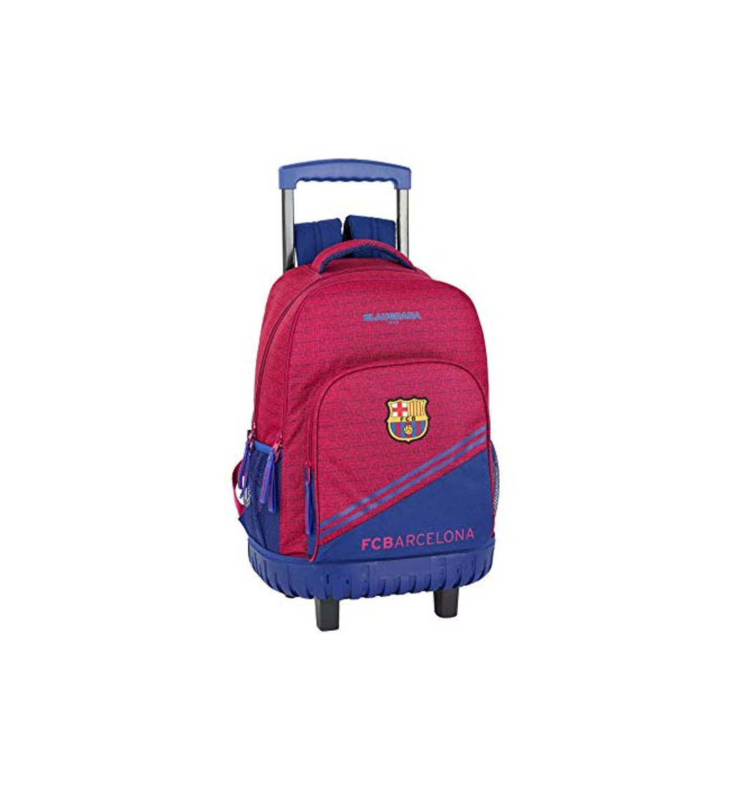 Social FC Barcelona Corporativa Oficial Mochila Escolar Grande Con Ruedas 320x140x460mm