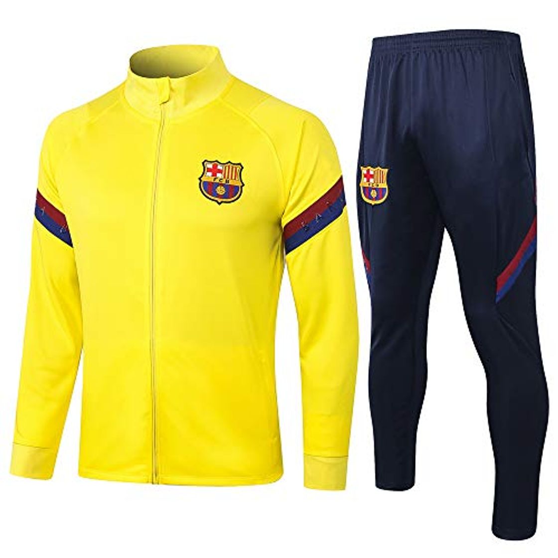 Social Club de Manga Larga Uniforme de fútbol Chaqueta Deportiva Chaqueta con Cremallera