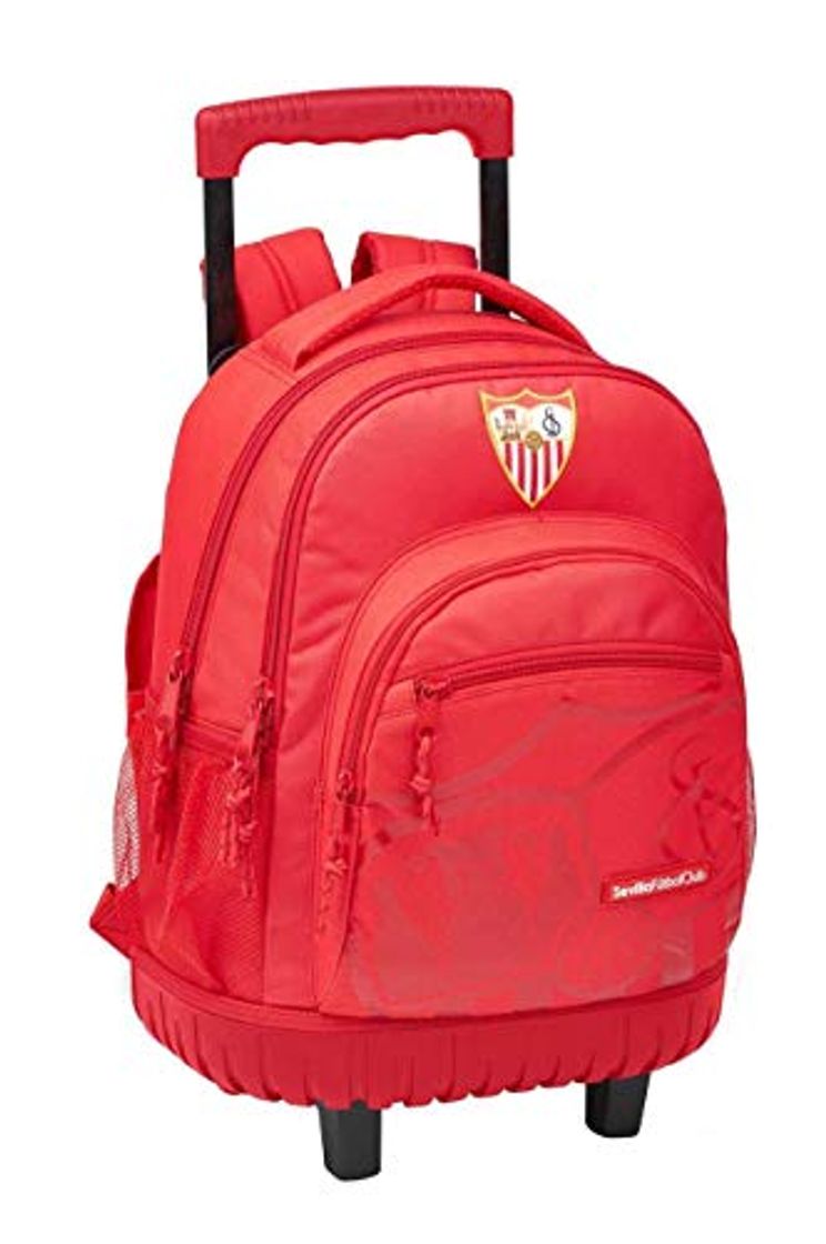 Fashion Sevilla FC Mochila Trolley 45cm Compact con Ruedas Corporativa Tiempo Libre y