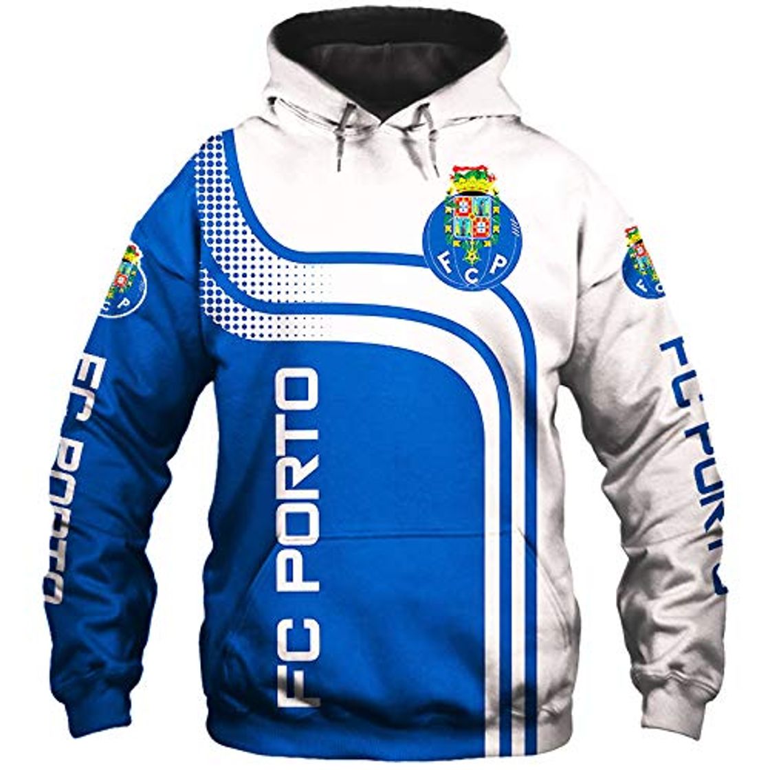 Moda THEBEST BIst Hombres Hoodies Chaqueta por Fc-Porto 3D Impresión Fútbol-Club-Fan Suéteres