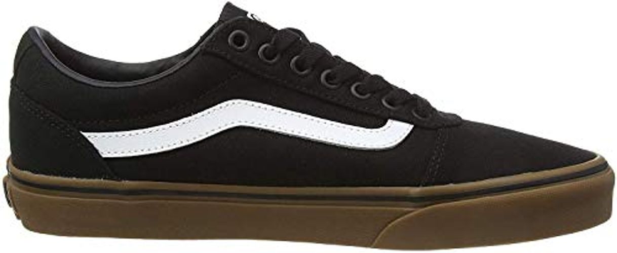 Moda Vans Ward Canvas, Zapatillas para Hombre Negro