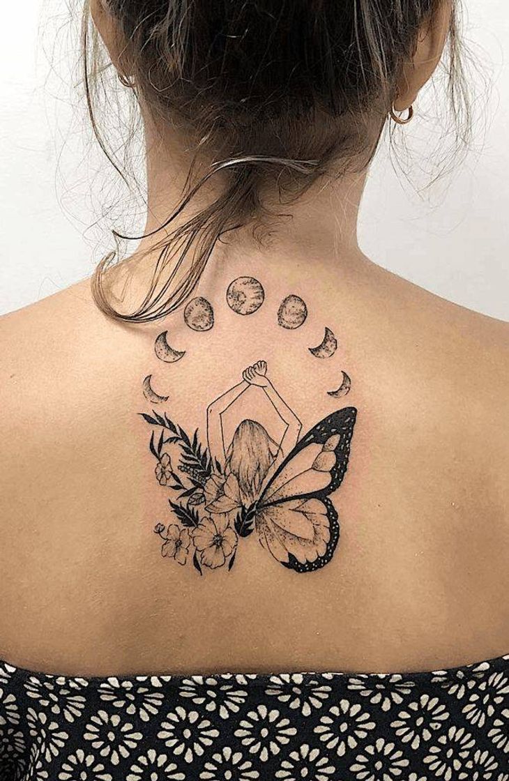 Fashion Tattoo borboleta 