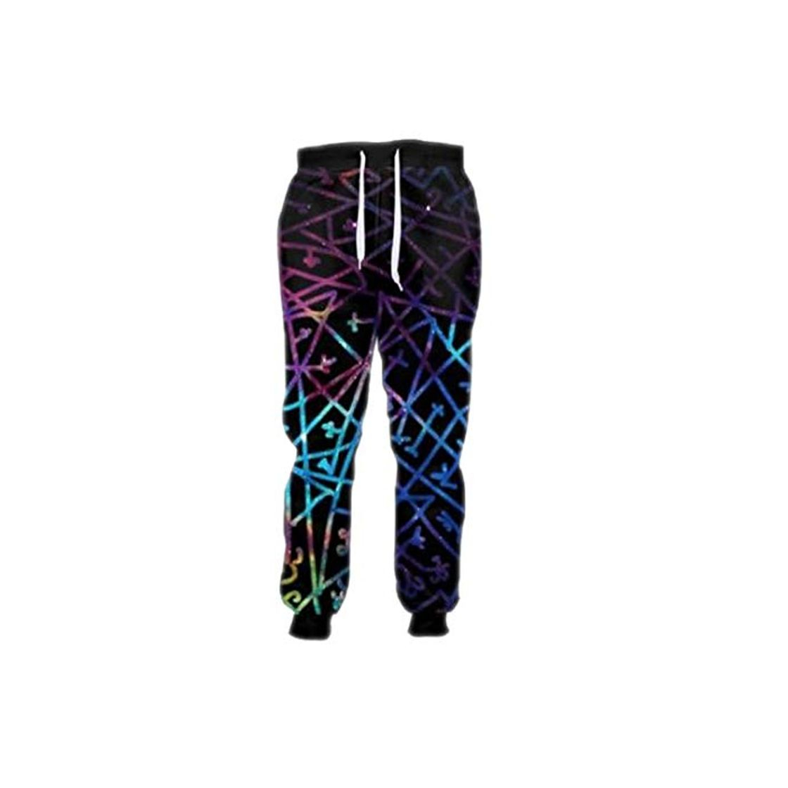 Fashion BFP-Tenos Casual 3D Impreso Línea Galaxy Pantalones Disfunción Pantalones Hombres