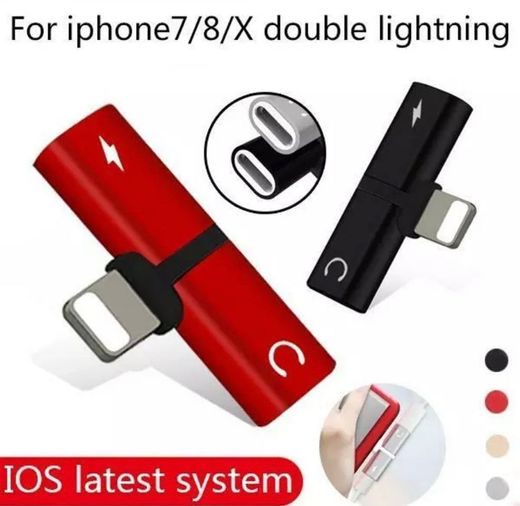 iPhone 7/8/X for iOS 2 In 1 Charging Phone Audio Music Heads