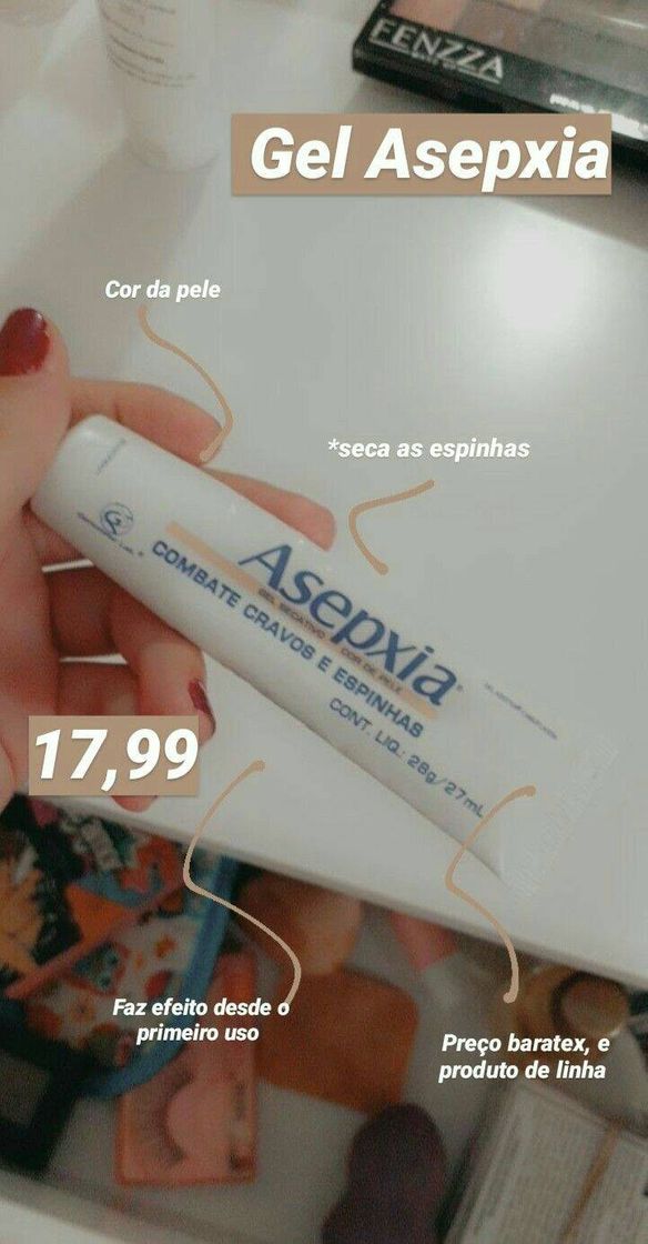 Moda Gel secativo de Cravos e Espinhas