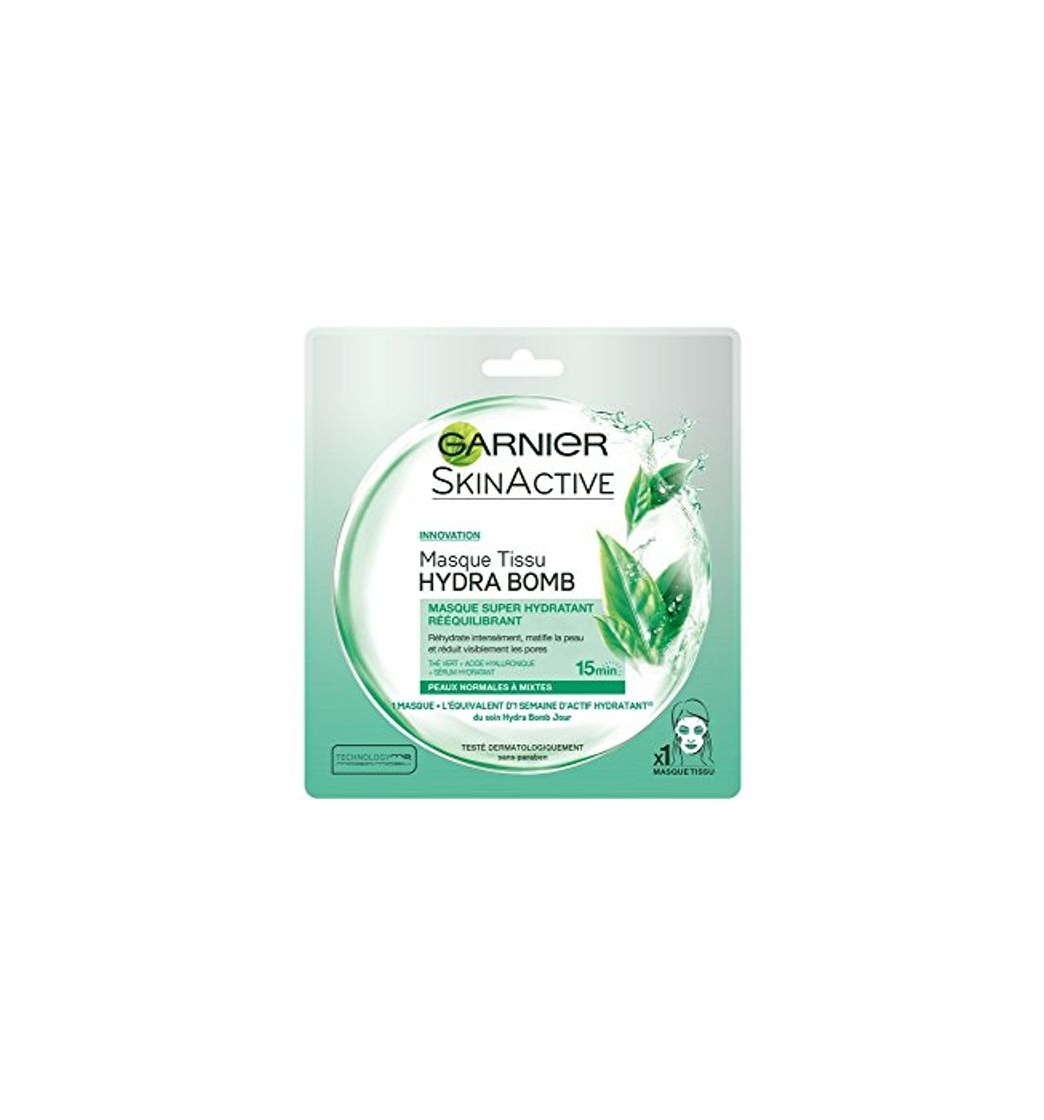 Social Garnier Skinactive Face S.ACT MASK H.BOMB SA32G FR/NL GREEN máscara facial 32