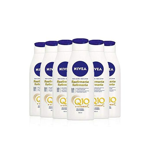 NIVEA Q10 Body Loción Reafirmante con Vitamina C en pack de 6