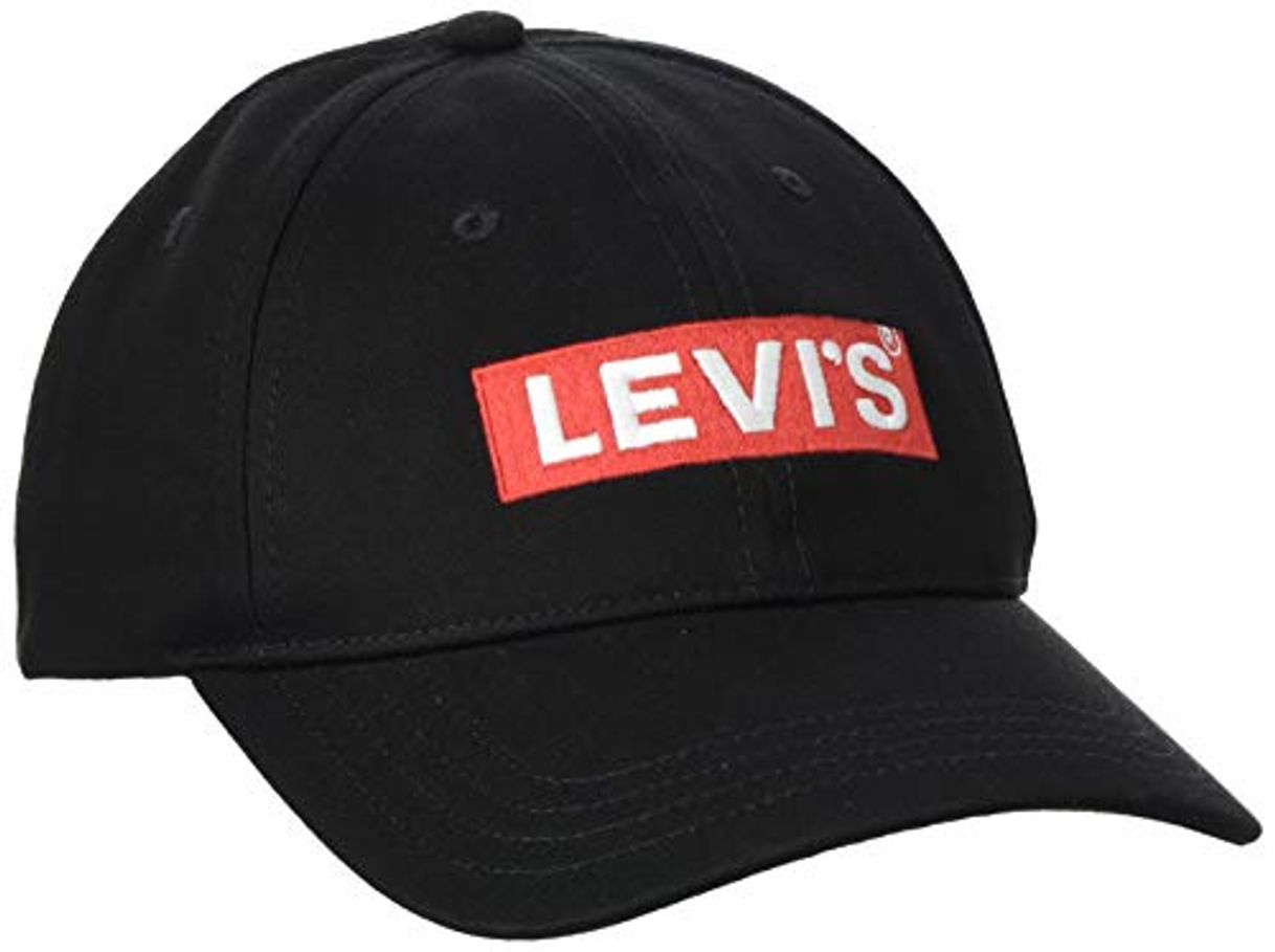 Product Levi's Levis Footwear and Accessories Box Tab Cap Gorra, Negro