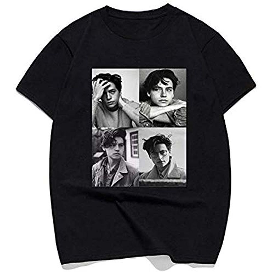 Product Cole Sprouse T Shirt Cole Sprouse Collage B W Man'S T-Shirt Male