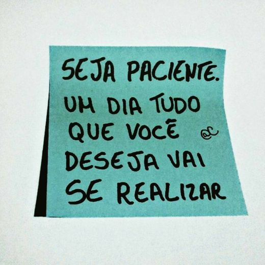 Paciência? Não tenho muita ñ, kkkk