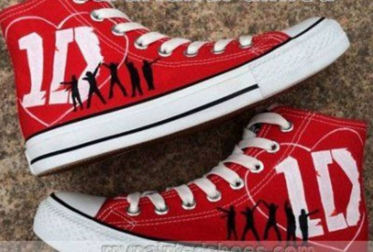 Moda Tênis All Star personalizado da banda One Direction