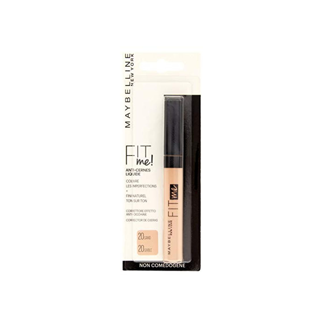 Belleza Gemey Maybelline Fit Me Concealer Corrector 20 Sand