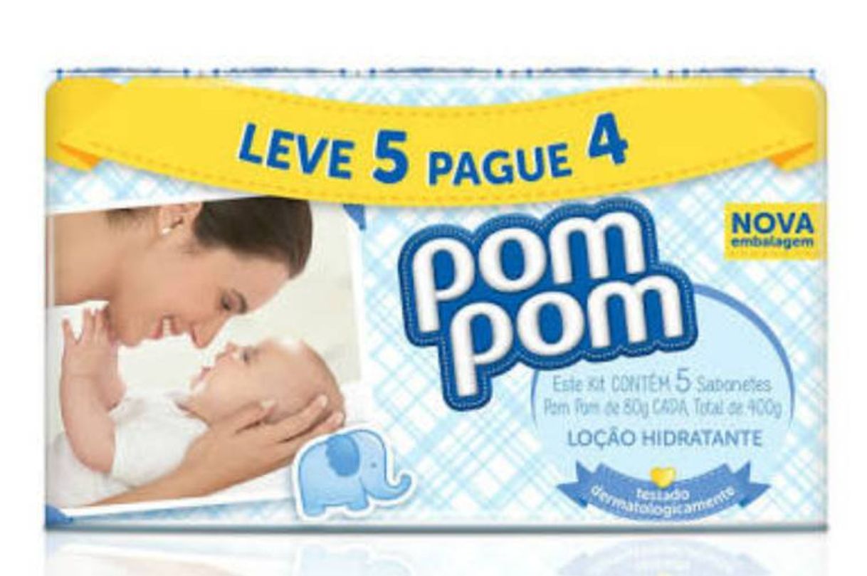 Moda Kit Pom Pom Sabonete 80g 5 Unidades 