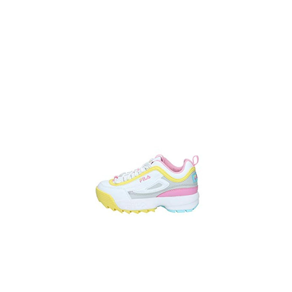 Moda Zapatos de niña FILA Disruptor CB JR en Cuero Blanco 1010850