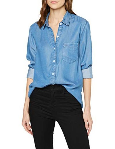 Levi's The Ultimate BF Shirt Blusa, Azul