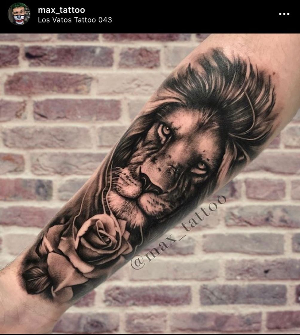 Fashion Lion Tattoo - Max_tattoo