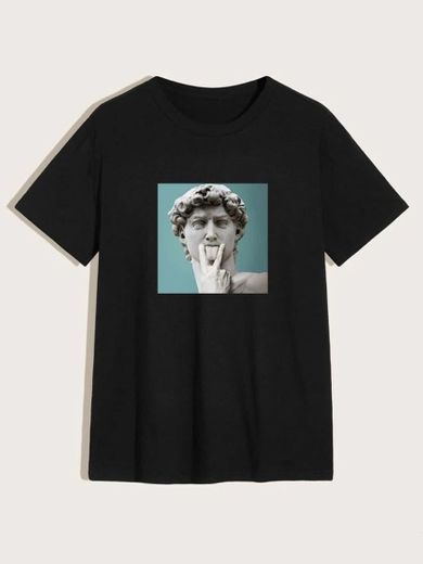 Camiseta estatua 