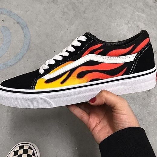 Vans fire