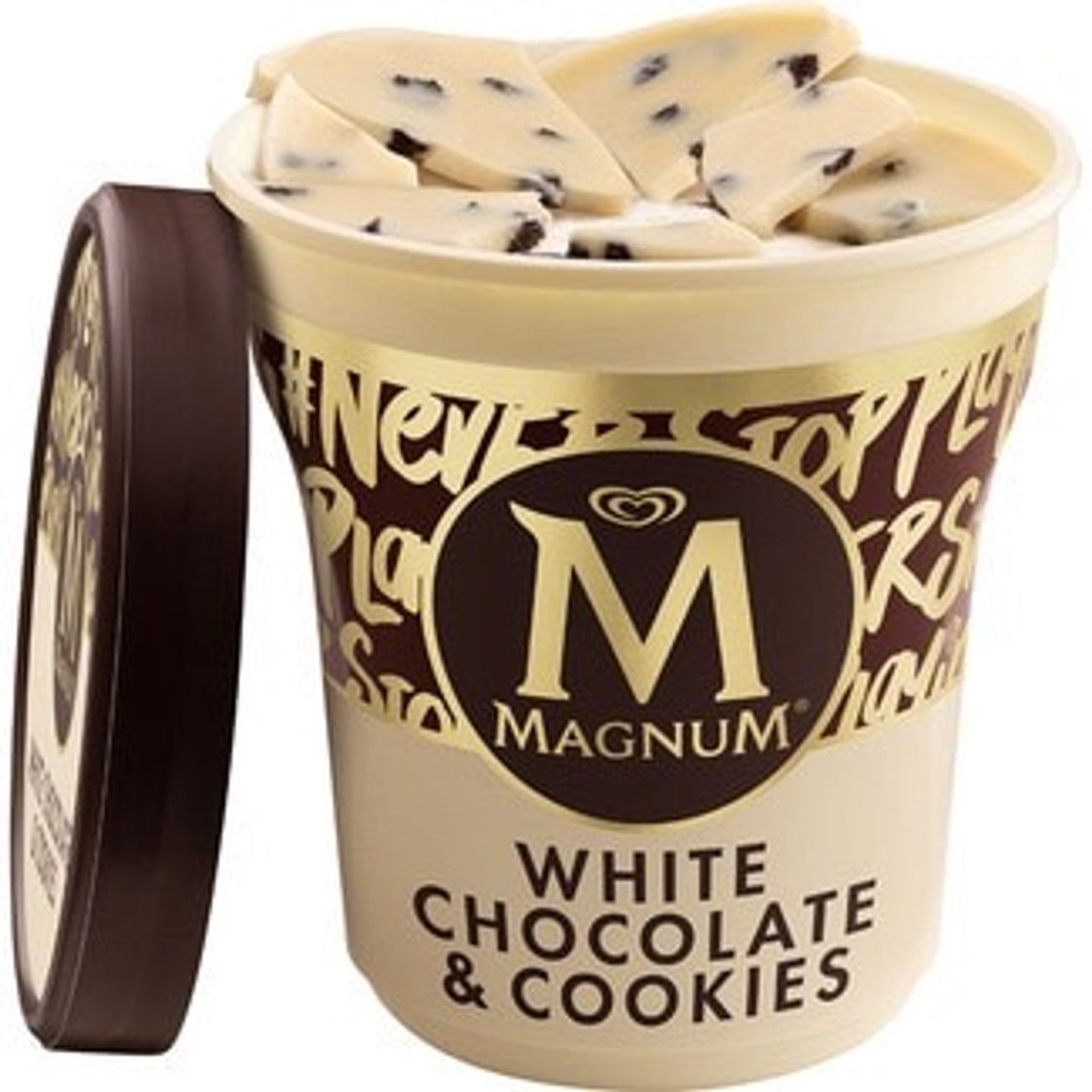 Fashion MAGNUM helado de chocolate blanco y cookies tarrina 440 ml