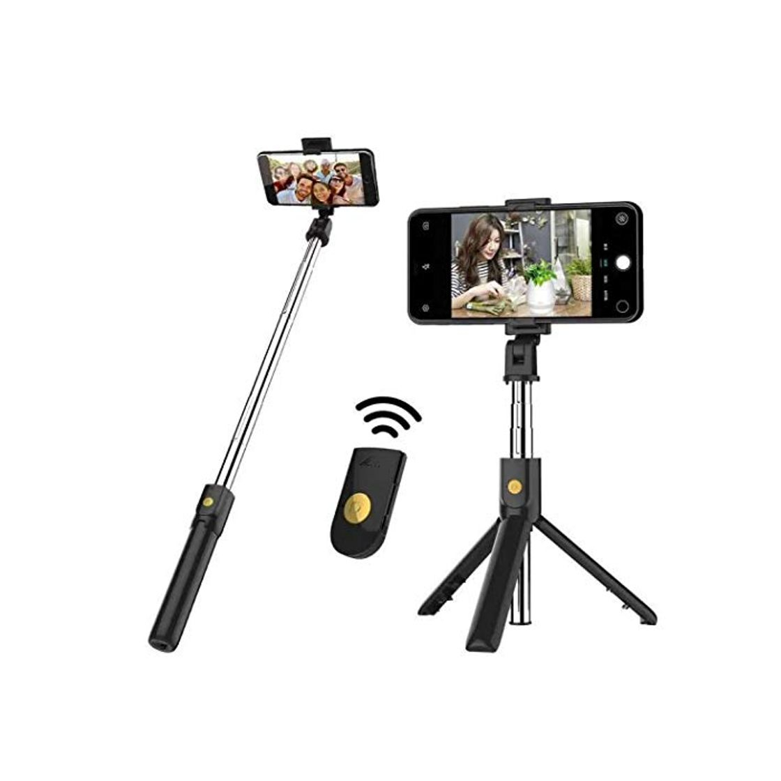 Products Alfort Palo Selfie, Selfie Stick Bluetooth Trípode Portátil con Control Remoto per