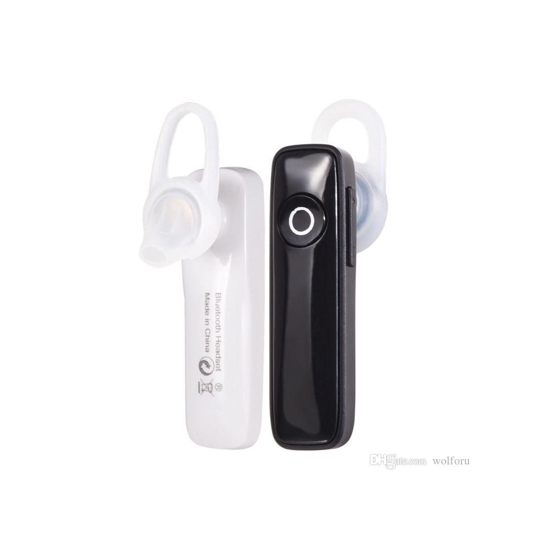 Productos DealMux teléfono Celular del teléfono móvil Mini Bluetooth Wireless Headset Auriculares estéreo de Blanca