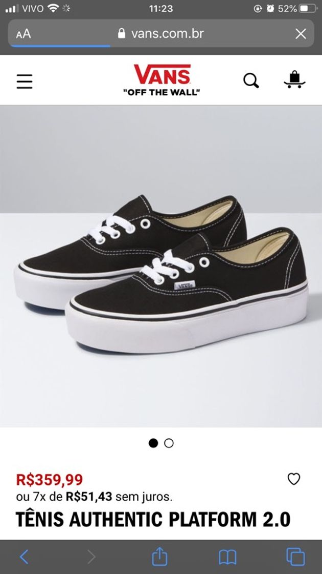 Moda Vans Authentic 