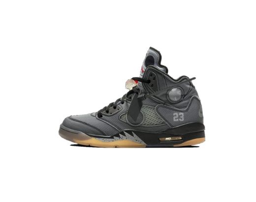 Nike Air Jordan 5 Retro Off-White Black Sneakers - Urban Shop