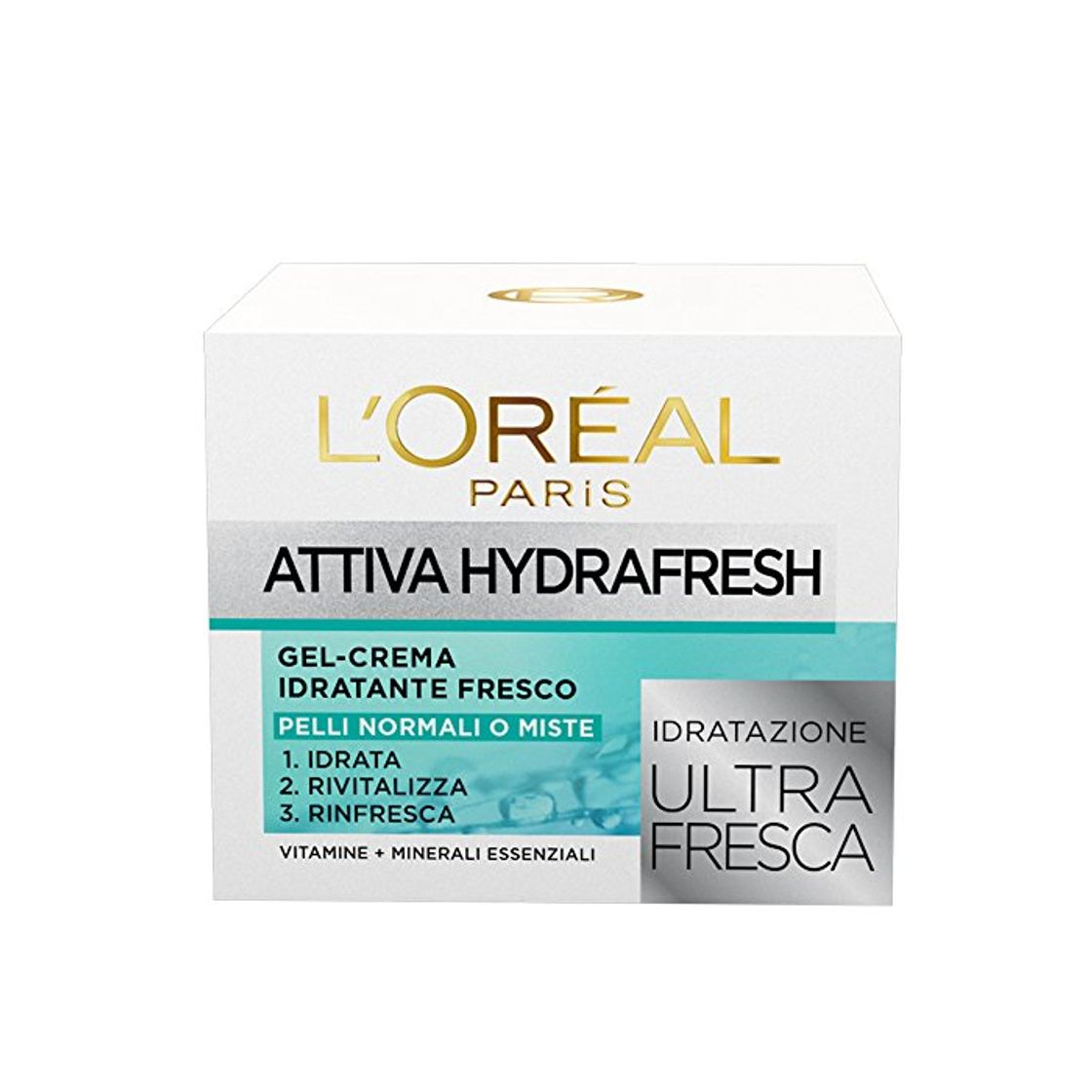 Beauty L'Oréal Paris Activo Hydrafresh Gel-Crema Crema hidratante Deje enfriar Piel Normal o