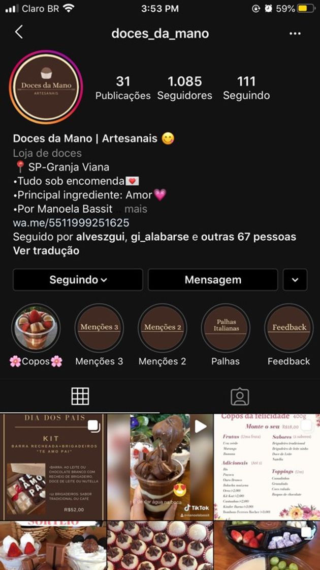 Moda Doces da Mano 