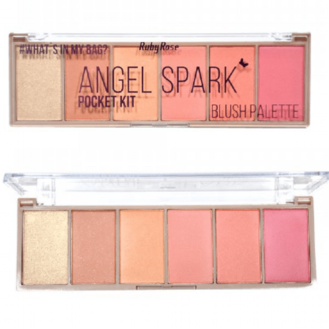 Moda PALETA DE BLUSH POCKET ANGEL SPARK - RUBY ROSE