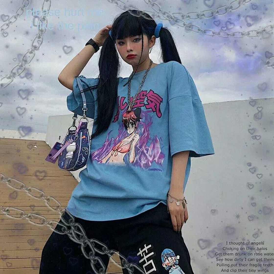 Moda CAMISETA ANIME KAWAII⚡❤