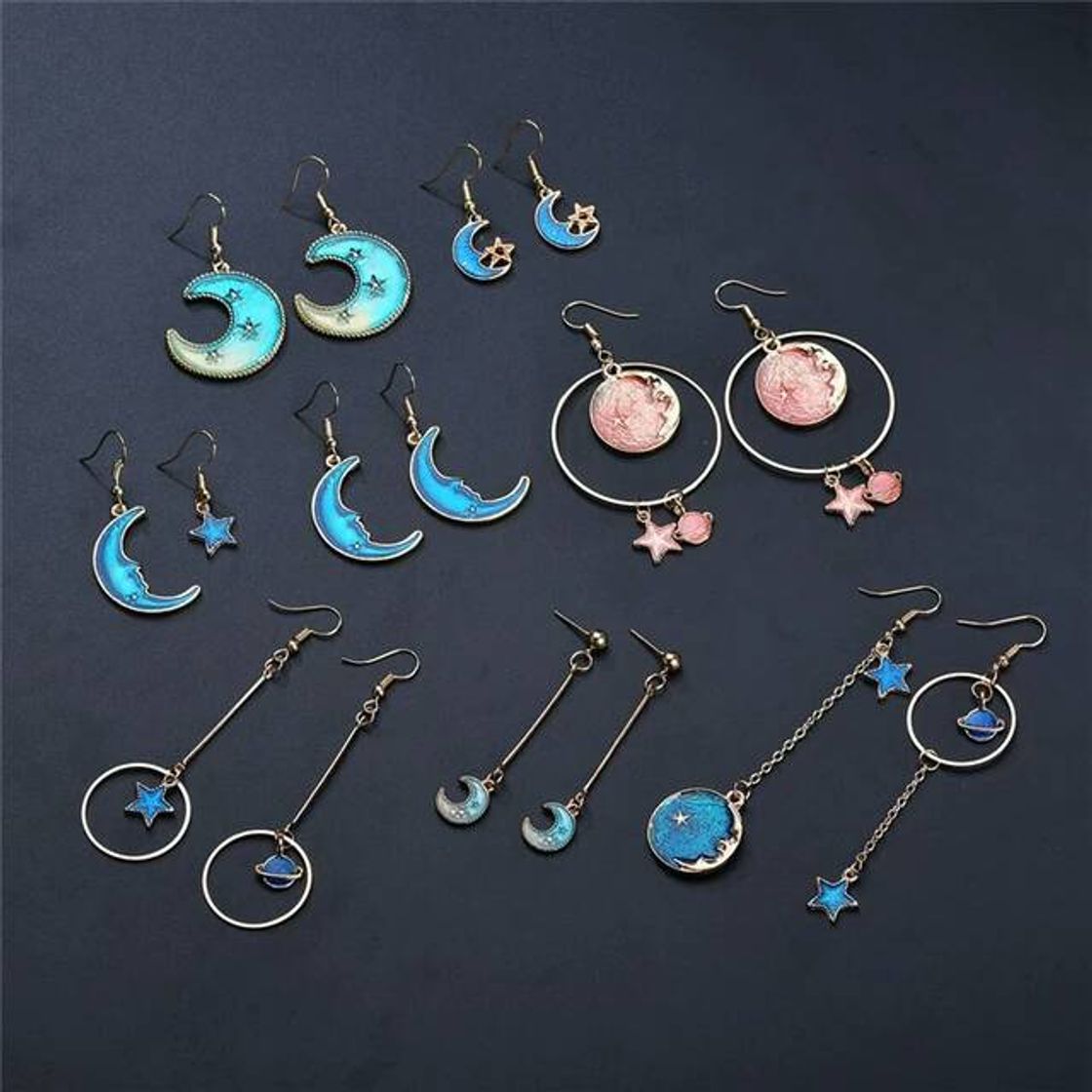 Moda 🌙PENDIENTES LUNA🌙