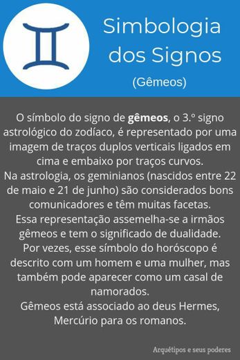 Simbologia de Gêmeos 