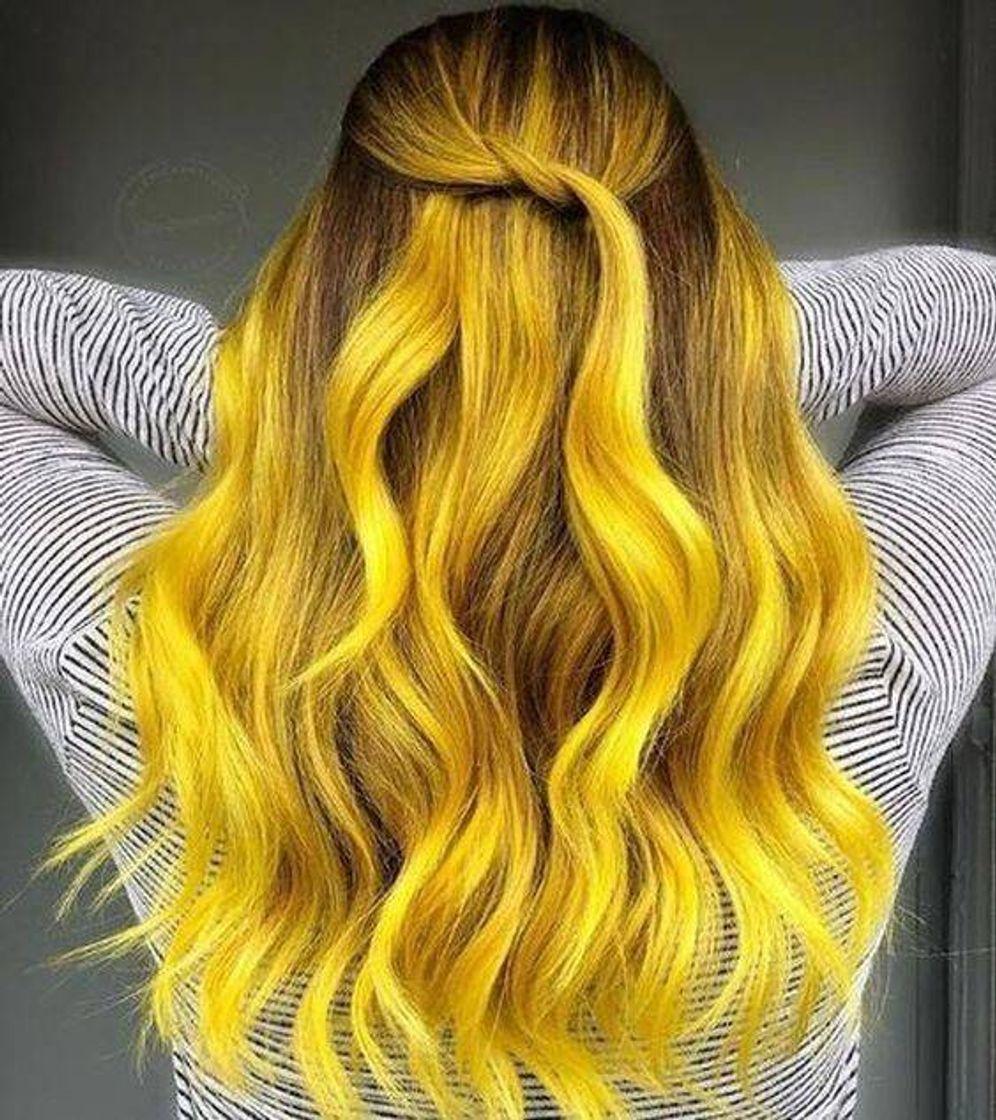 Moda Cabelo amarelo