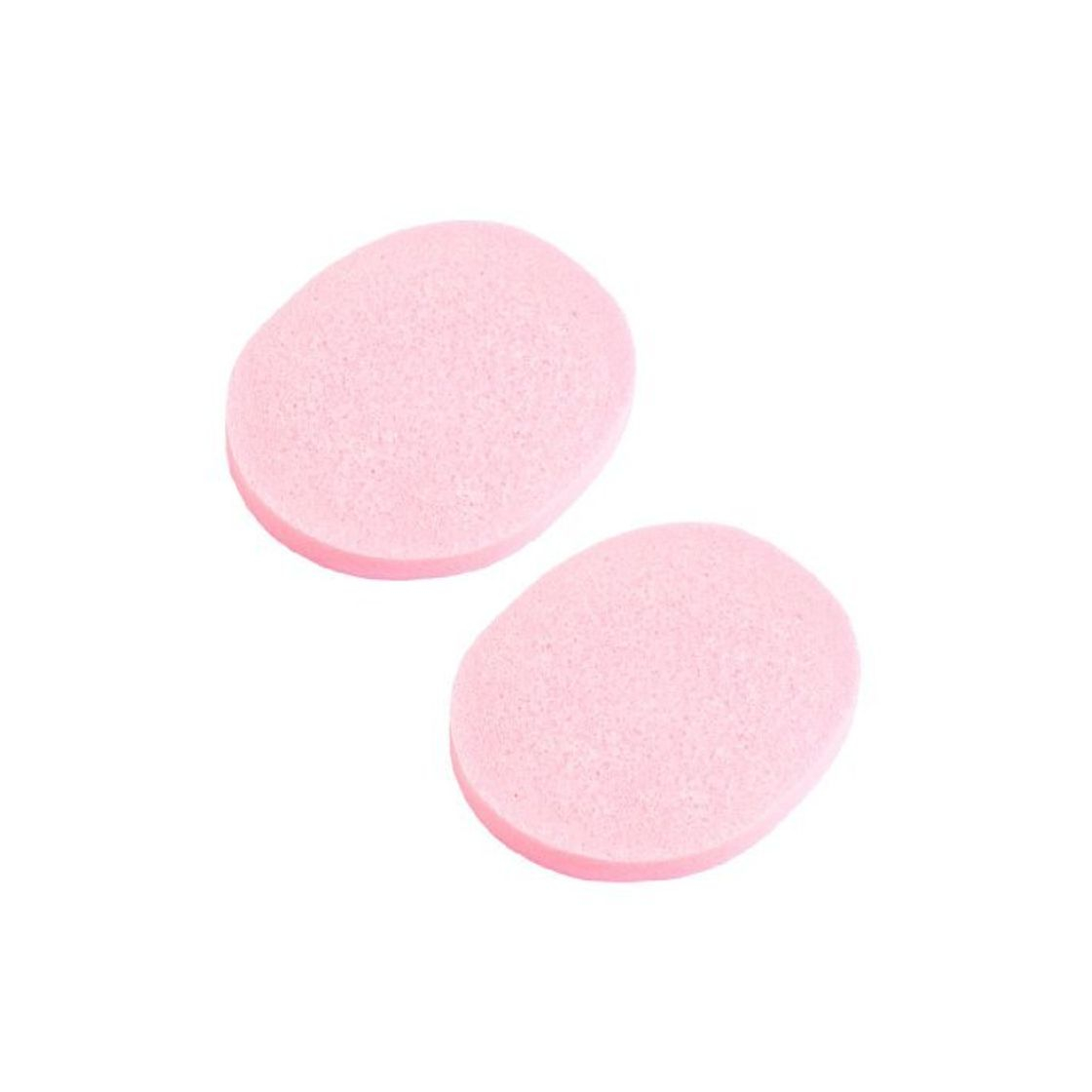 Productos DealMux esponja de maquiagem Cosmetic Lavagem Oval Pad limpeza Limpeza Facial 2 rosa Pcs