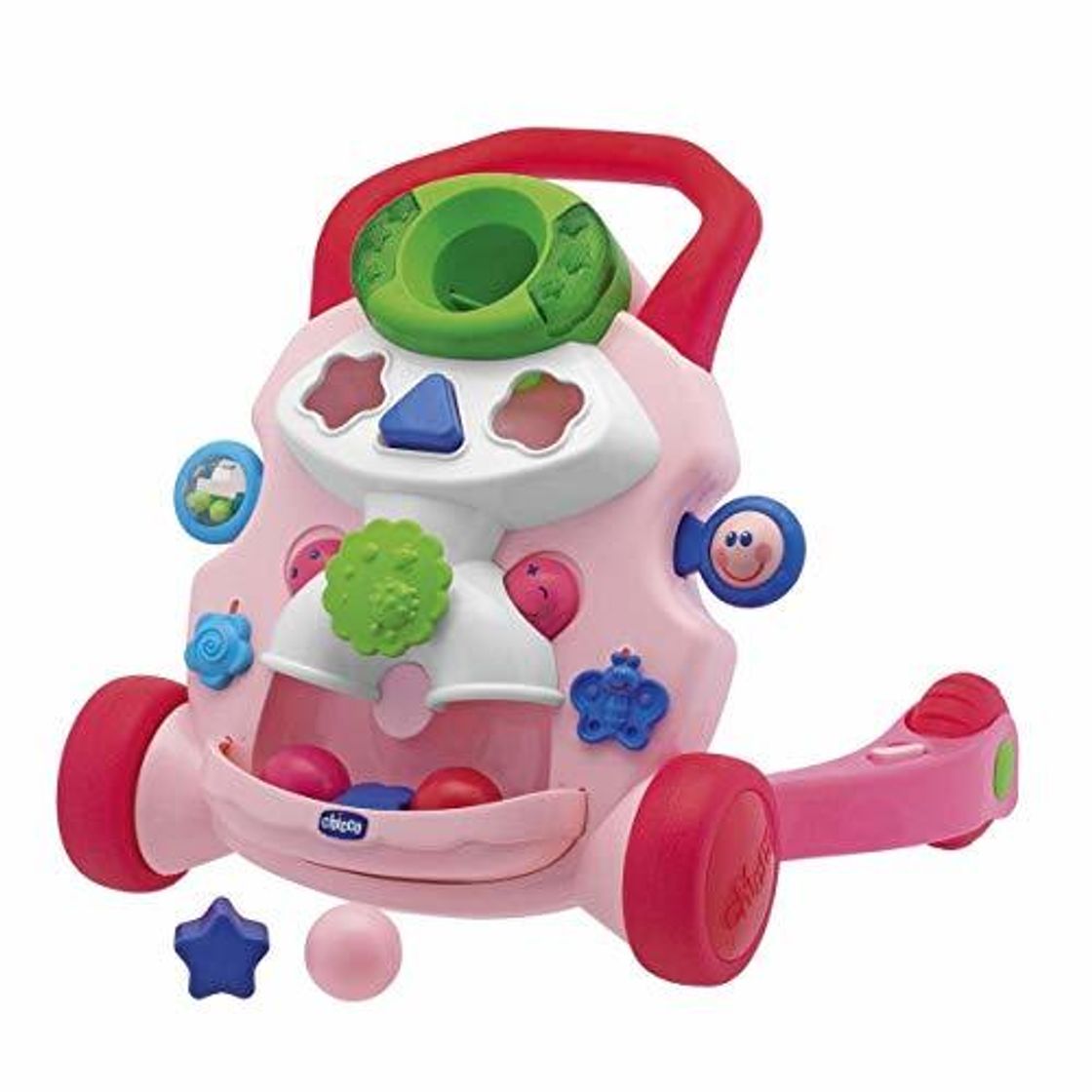 Social Chicco- Trott'Gym Primeros Pasos Musicales Rosa, Color, 9m+