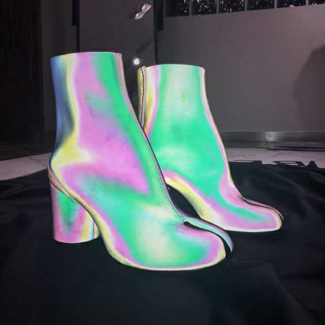 Social Reflective Holo Boots | THE CUSTOM MOVEMENT