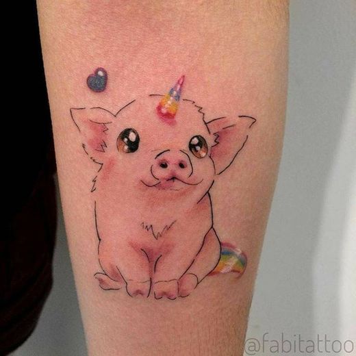 Tatuagem porquinho 