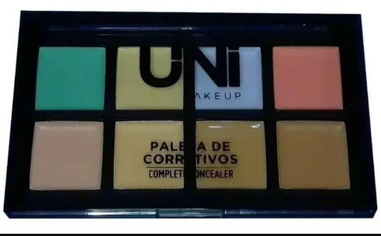 Fashion Paleta De Corretivos Coloridos Uni Makeup 8 Tonalidades