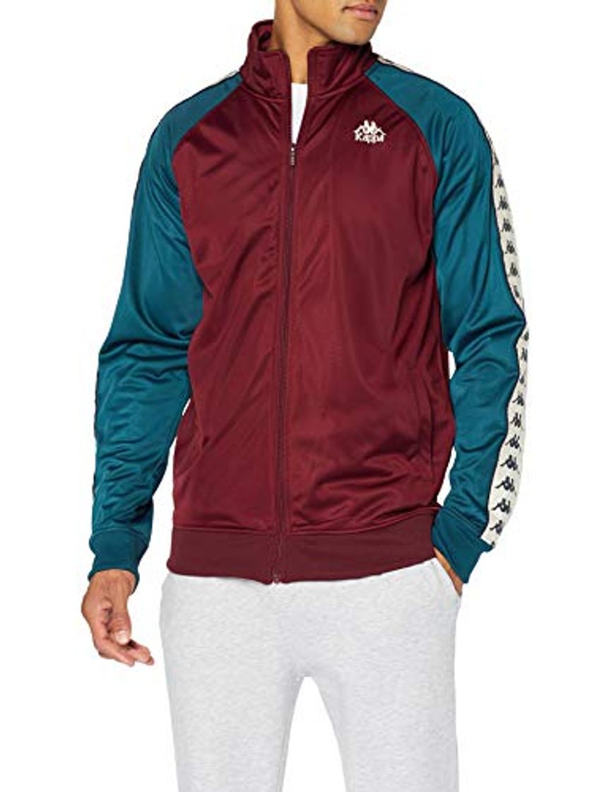 Social Kappa Britannia Chaqueta, Hombre, Red Dk