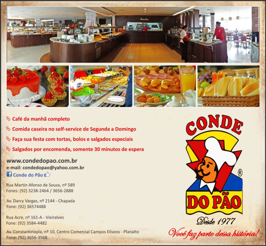 Restaurantes Padaria Conde do Pão