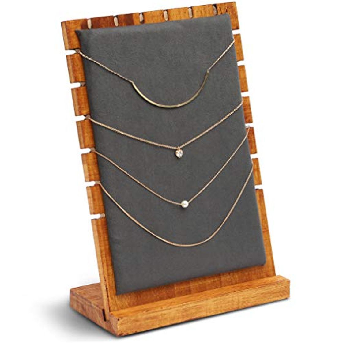 Social Soporte de mesa de joyería para collares