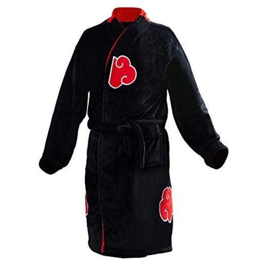 Cosplay Naruto Uzumaki Naruto Uchiha Itachi Cosplay Robe Cloak Adultos Hombres Albornoz Largo Pijamas Traje de baño Traje