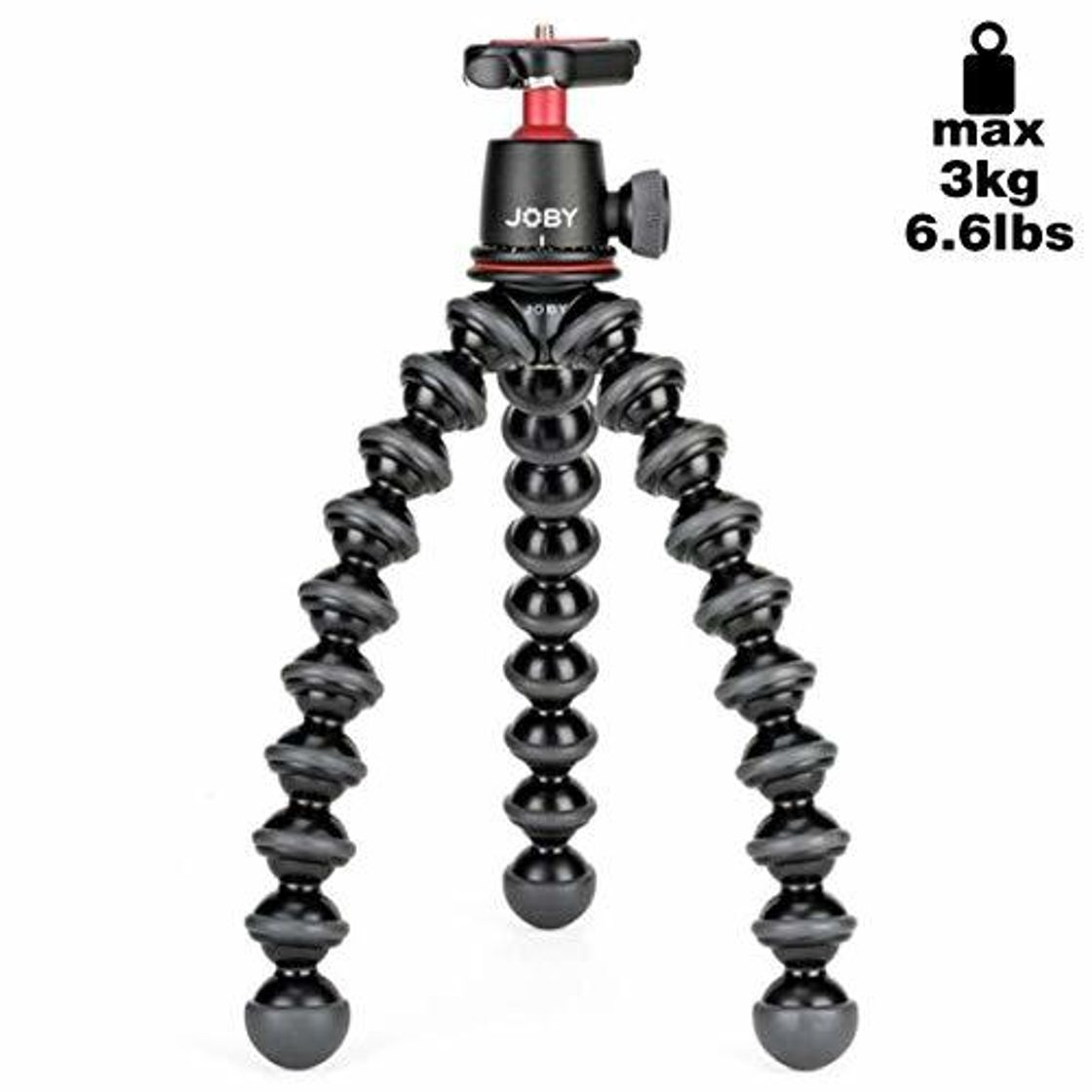 Social Joby GorillaPod Kit 3K JB01507-BWW - Trípode Flexible Ligero con Rótula para