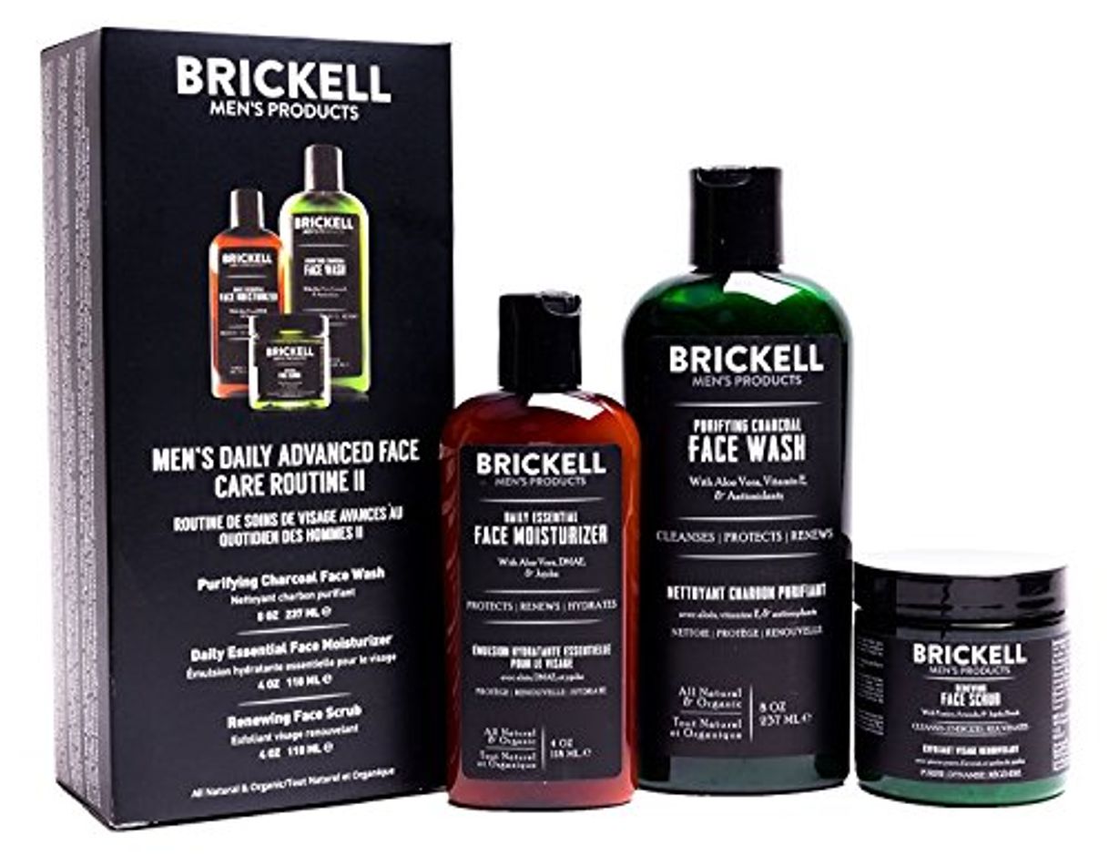 Lugar Brickell Men's Products – Rutina Diaria de Cuidado Facial Avanzado Daily II